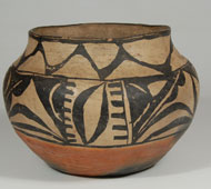 Historic Kewa Pueblo Pottery - C3753.36